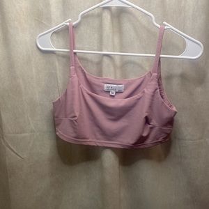 Pink Crop top